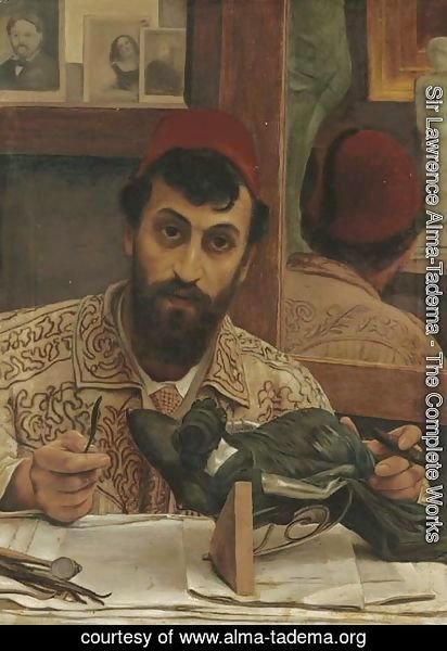 Sir Lawrence Alma-Tadema - Portrait of Professor Giovanni Battista Amendola