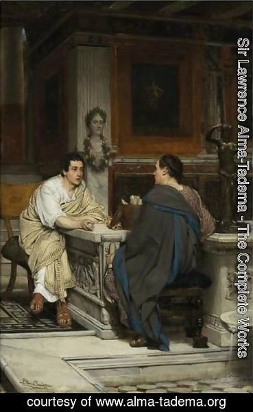Sir Lawrence Alma-Tadema - The Conversation