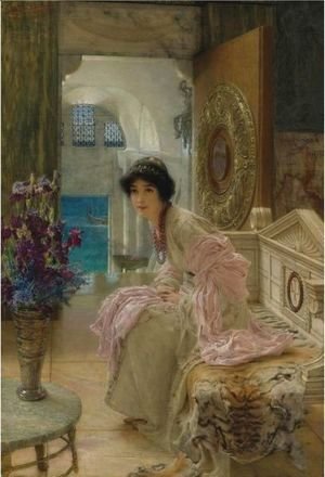 Sir Lawrence Alma-Tadema - Watching And Waiting