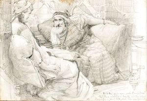 Sir Lawrence Alma-Tadema - Il Corteggiamento