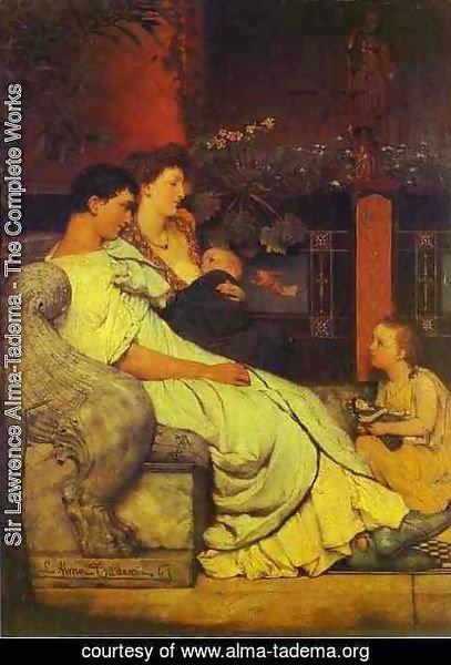 Sir Lawrence Alma-Tadema - Roman Family