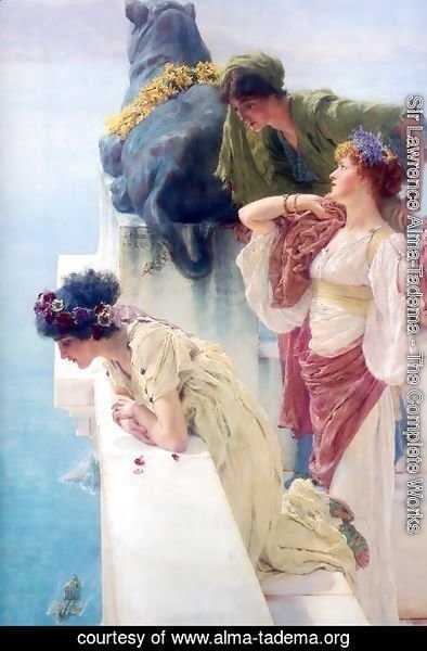 Sir Lawrence Alma-Tadema - A Coign Of Vantage 1895