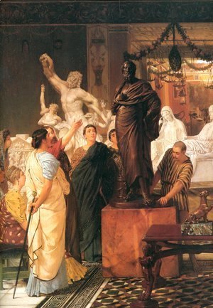 Sir Lawrence Alma-Tadema - A Sculpture Gallery 1867