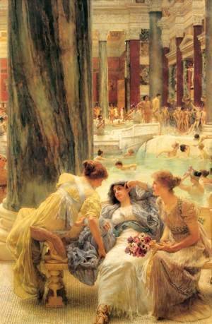 Sir Lawrence Alma-Tadema - The Baths Of Caracalla 1899