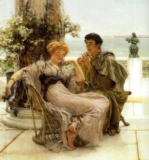 Sir Lawrence Alma-Tadema - Courtship   The Proposal