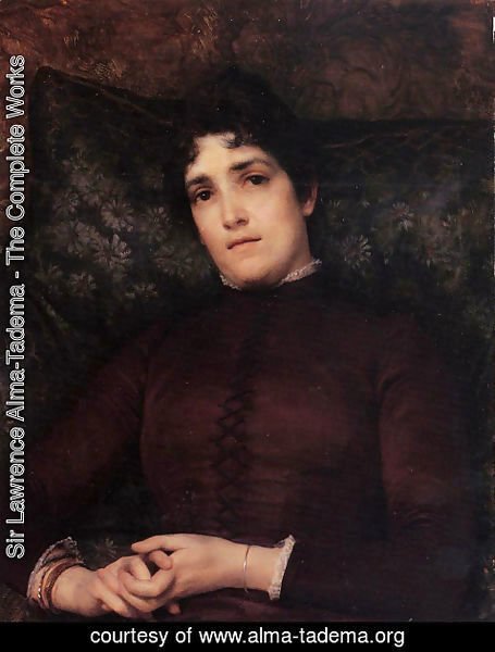 Sir Lawrence Alma-Tadema - Mrs Frank D  Millet