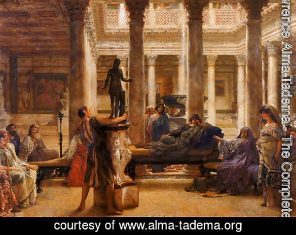 Sir Lawrence Alma-Tadema - A Roman Art Lover