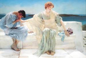 Sir Lawrence Alma-Tadema - Ask Me No More, 1906