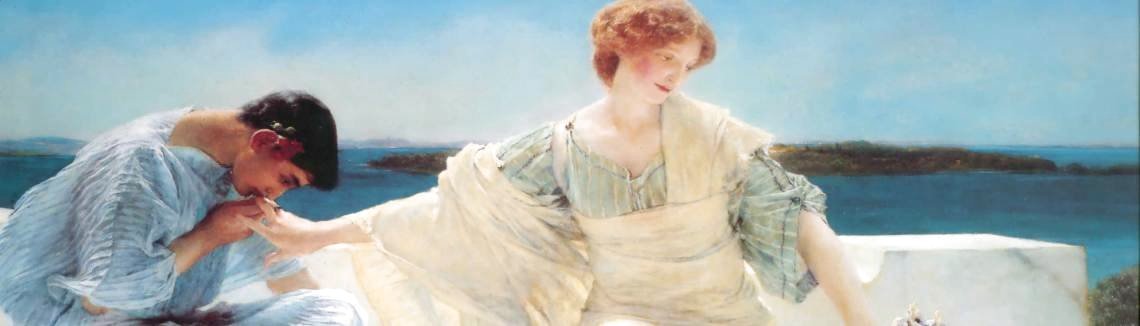 Sir Lawrence Alma-Tadema - Ask Me No More, 1906