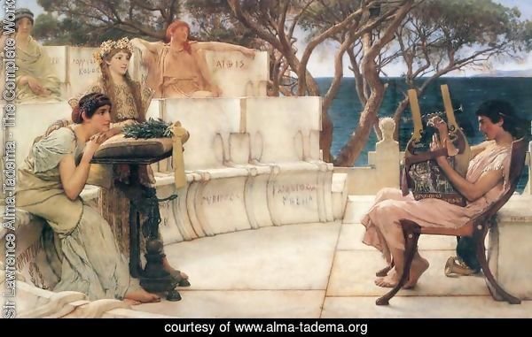 Sappho And Alcaeus 1881
